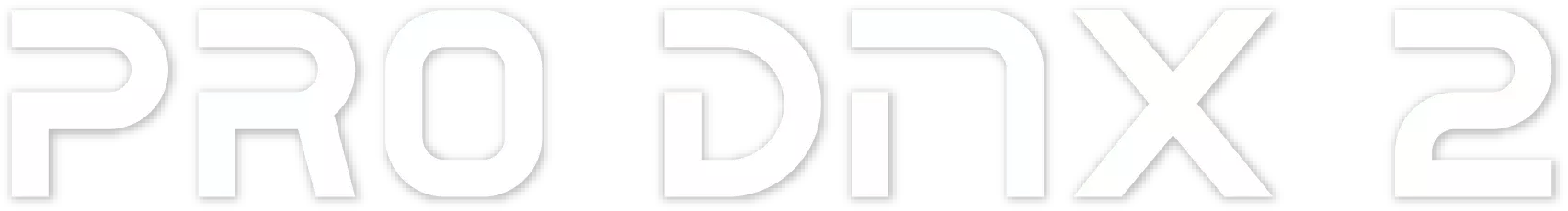 Logo font PRO DMX 2