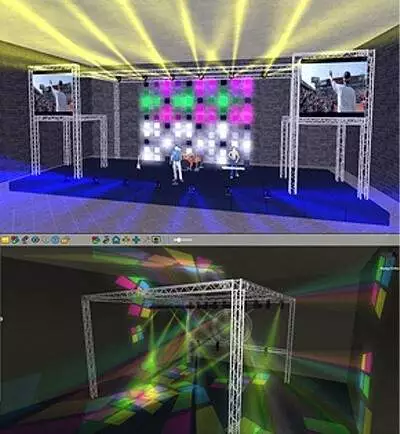 3D viewer dmx lighting control software 01